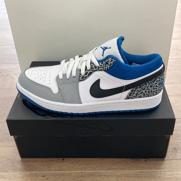 Jordan 1 low SE true blue mens size 10 and 11 - Picture 4 of 8